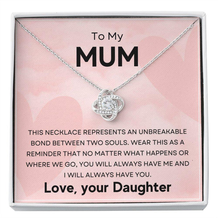 A Silver Necklace for Mum That Says It All