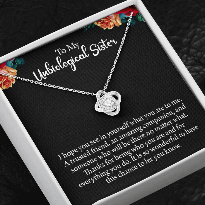 Unbiological Sister Necklace-Gift For Soul Sister