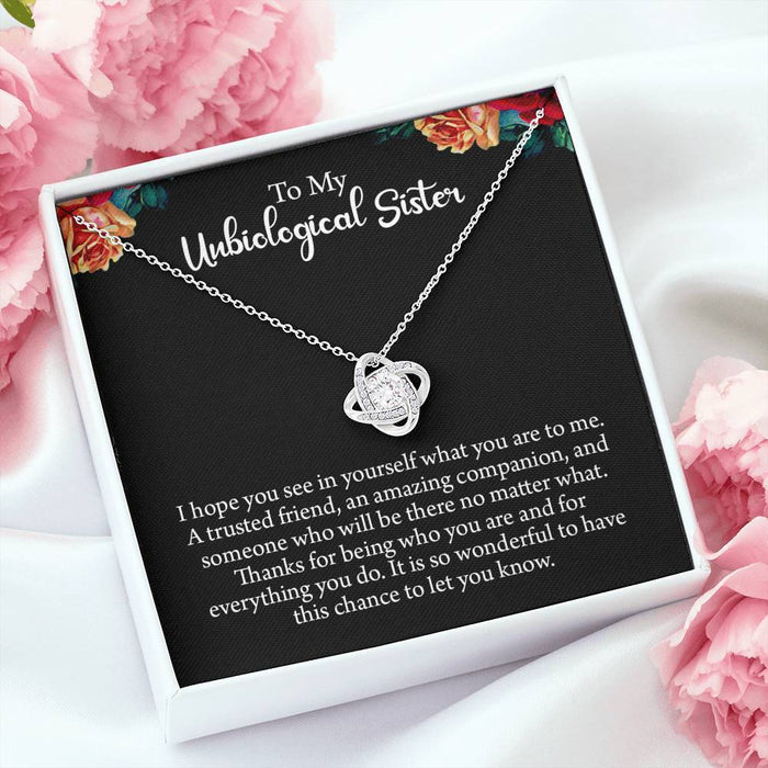Unbiological Sister Necklace-Gift For Soul Sister