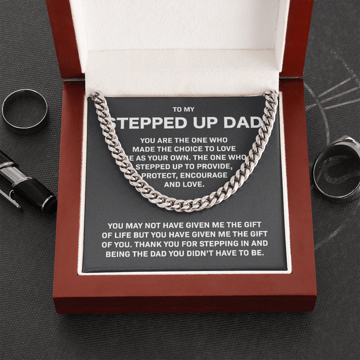 To My Stepped Up Dad -Birthday Gifts Form Daughter