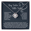 Big Sister Little Sister Necklace | Big Little Sister Necklace | luxoz