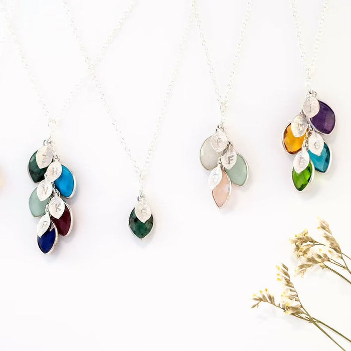 Birthstone Charm Necklace- Personalised Jewellery Gifts