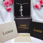 Birthstone Charm Necklace- Personalised Jewellery Gifts - luxoz