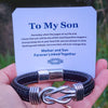 Bracelet for Son | Engraved Bracelet | luxoz