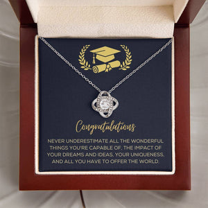 Congratulations- Graduation Necklace For Her - luxoz