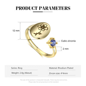 Birthstone Ring | Personalized Birthstone Rings | luxoz