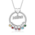 Custom Birthstone Necklace - luxoz