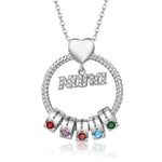 Custom Birthstone Necklace - luxoz