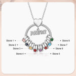 Custom Birthstone Necklace - luxoz