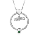 Custom Birthstone Necklace - luxoz