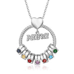 Custom Birthstone Necklace - luxoz