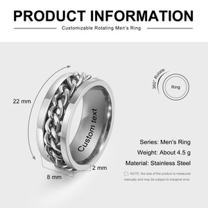 Ring for Men | Fidget Rings for Men | luxoz