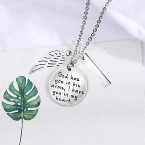 God Has You In His Arms I Have You In My Heart - A Keepsake For Keeping Your Mum Close To Your Heart - luxoz