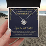 Graduation Day Necklace For Her- Loveknot Necklace - luxoz