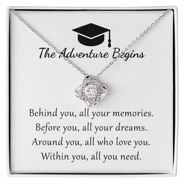 Graduation Necklace For Her- With Message Card