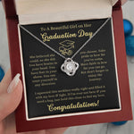 Graduation Jewellery Gift For Her- Loveknot Necklace - luxoz