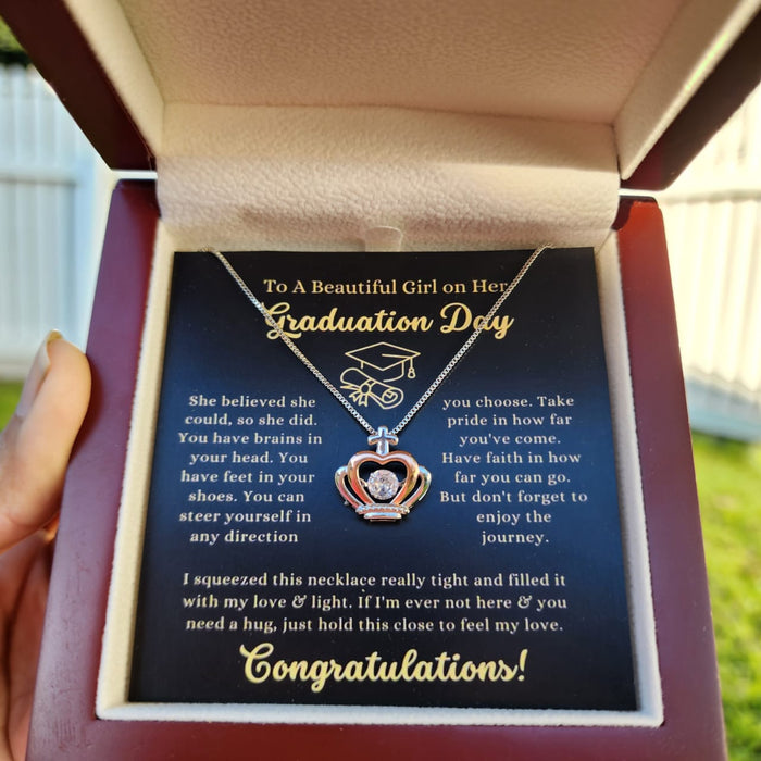 Graduation Necklace For Her-Crown Necklace