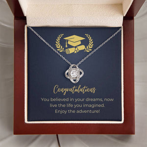 Graduation Necklace For Her- Loveknot Necklace - luxoz