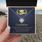 Graduation Necklace For Her- Loveknot Necklace - luxoz