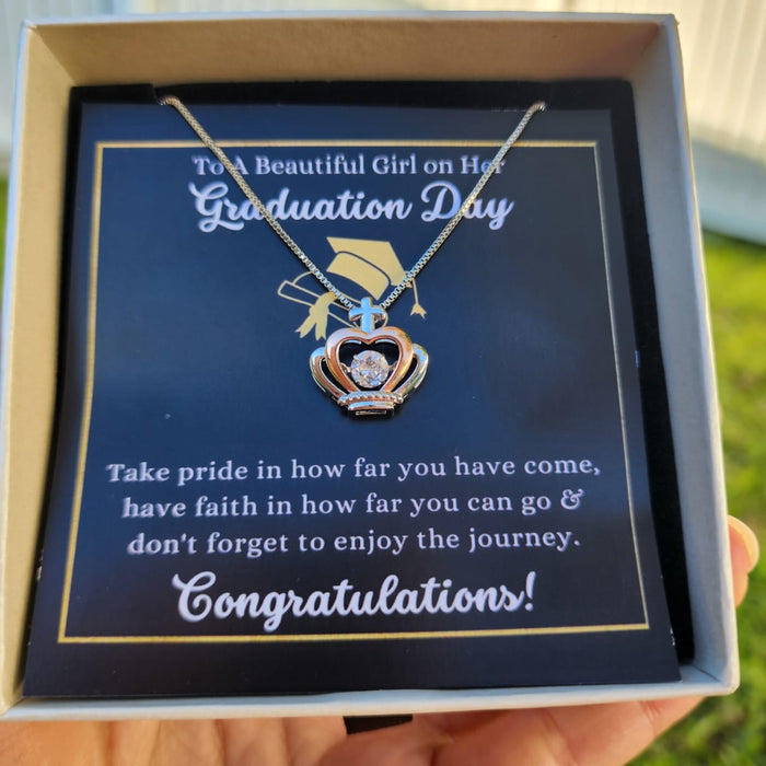 Graduation Necklace Jewellery For Her-Crown Necklace