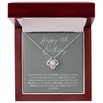 Happy 18th Birthday- Loveknot Necklace Gift - luxoz
