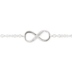 Sterling Silver Bracelet | Infinity Bracelet | luxoz