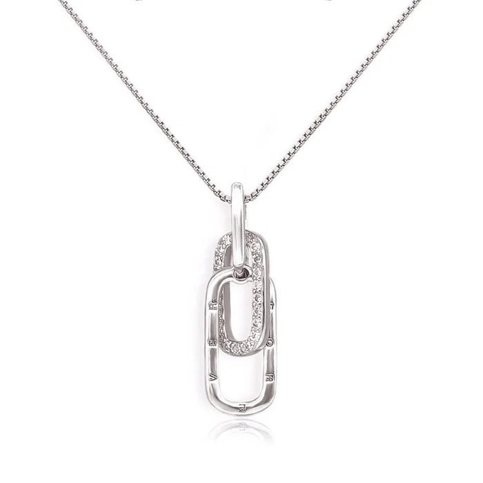 Mother And Daughter Gifts- S925 Mother & Daughter Forever Linked Together Necklace