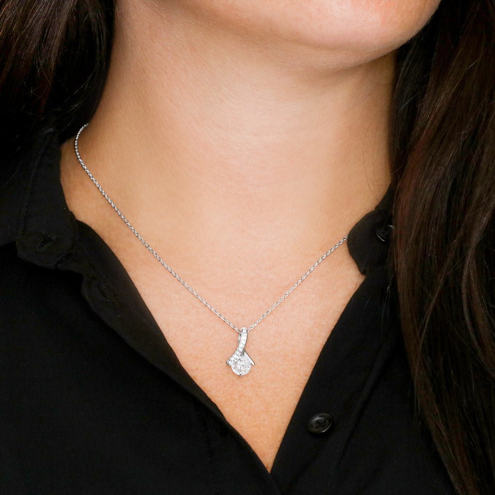 Mother Daughter Necklace- Meaningful Gift For Daughter From Mother-Stainless Steel Neckalce - luxoz