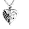 No Longer By My Side But Forever In My Heart- Keepsake Necklace To Keep Them Close To Your Heart - luxoz