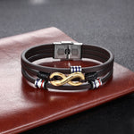 Personalized Stainless Steel Bracelet For Him - luxoz