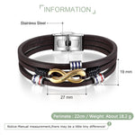 Personalized Stainless Steel Bracelet For Him - luxoz