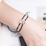 Pinky Promise Bracelet for Couples, Best Friends-Distance Relationship Gifts for Men Women - luxoz