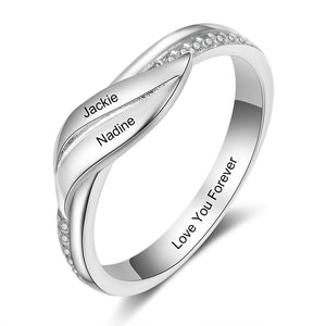 Promise Ring For Her- Gold Plated Copper Ring - luxoz