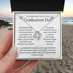 To A Beautiful Girl- Graduation Necklace For Her - luxoz
