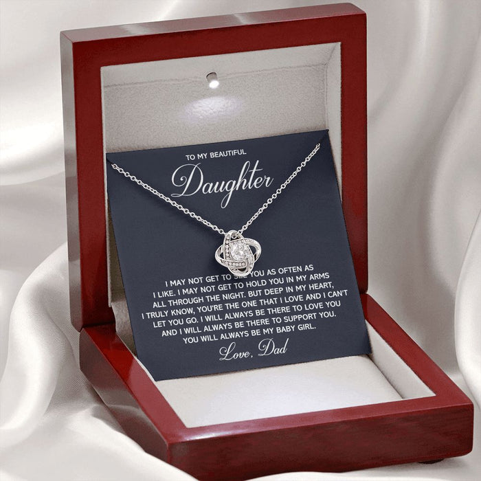Father Daughter Necklace-Stainless Jewellery From Dad