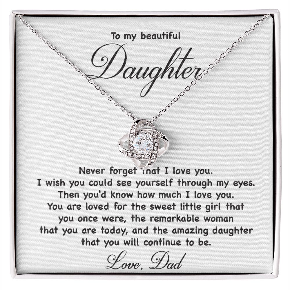 necklace for daughter from dad