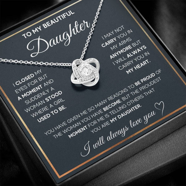 21st birthday gifts for daughter, to my daughter necklace, mother daug –  OC9 Gifts