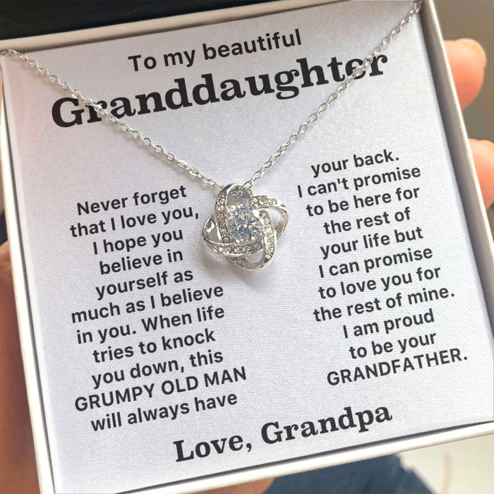 To My Granddaughter-Jewellery Gift From Grandpa
