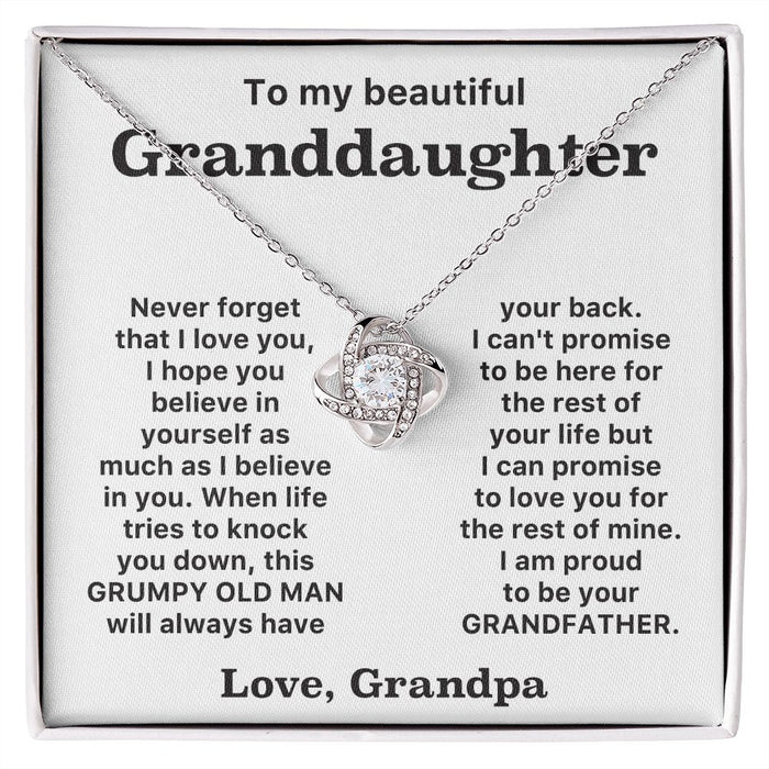 To My Granddaughter-Jewellery Gift From Grandpa