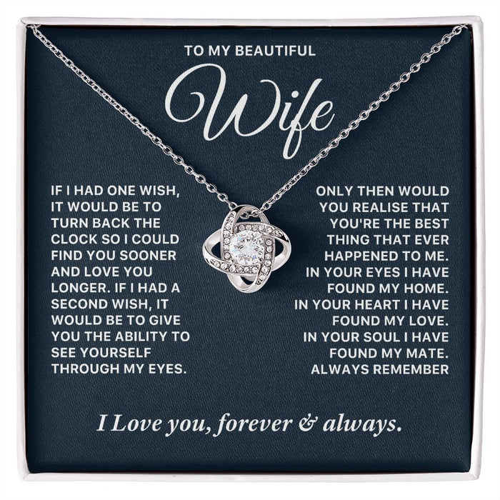 To My Wife Necklace- Jewellery Gifts For Her
