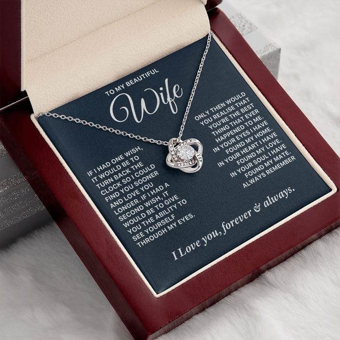 To My Wife Necklace- Jewellery Gifts For Her
