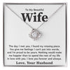 to my beautiful wife necklace