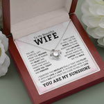 To My Beautiful Wife - You Are A Special Gift From The Heavens - Necklace - luxoz