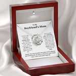 To My Boyfriend's Mum- Loveknot Necklace- I Will Love Your Son Forever - luxoz