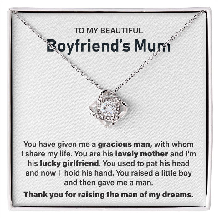 To My Beautiful Boyfriend's Mum-Jewellery Necklace Gift Set