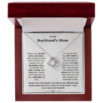 To My Boyfriend's Mum-Loveknot Necklace-See Your Son Through My Eyes - luxoz