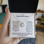 To My Boyfriend's Mum-Loveknot Necklace-See Your Son Through My Eyes - luxoz