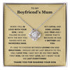 To My Boyfriend's Mum-Loveknot Necklace-When I Fell In Love With Your Son - luxoz