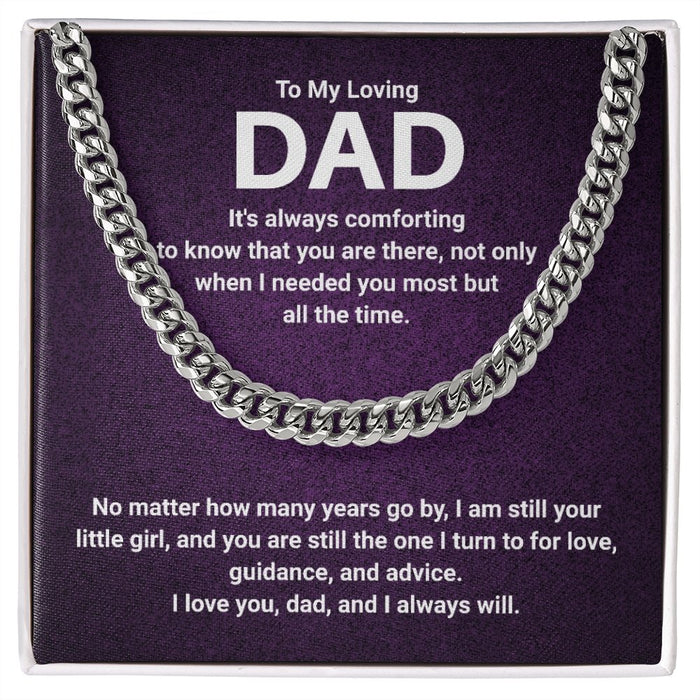 Presents For Dad Australia- Cuban Link Chain Necklace