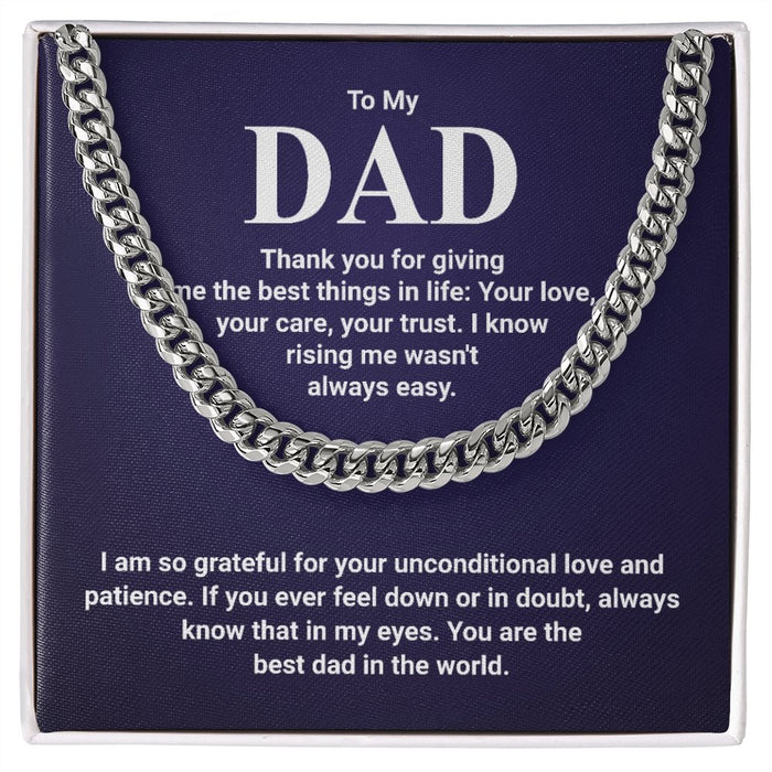 Birthday Gifts For Dad From Daughter-Necklace